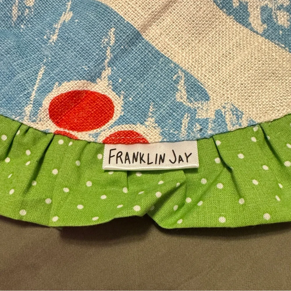 Disney Mickey Mouse Green Polka Dot Travel Neck Pillow Cover